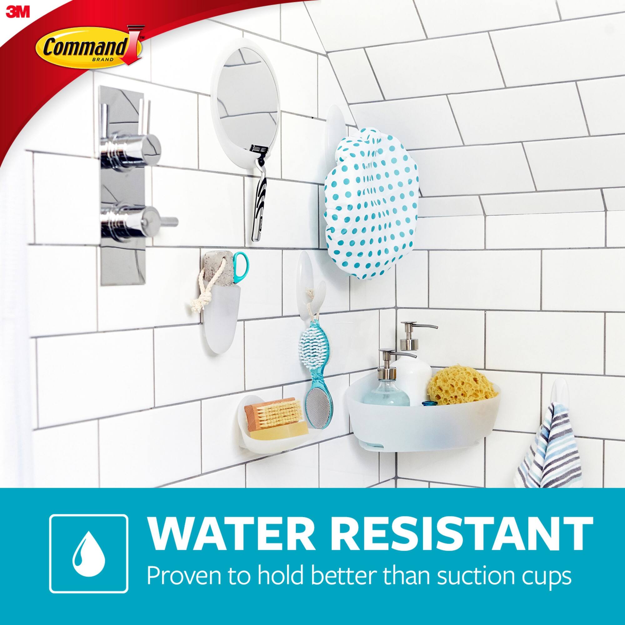 3M Command™ Medium Bath Hooks
